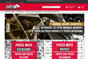 Création site web pièces moto