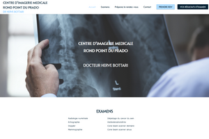 Création site web radiologie